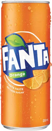 Fanta Soft Drink Can 250ml